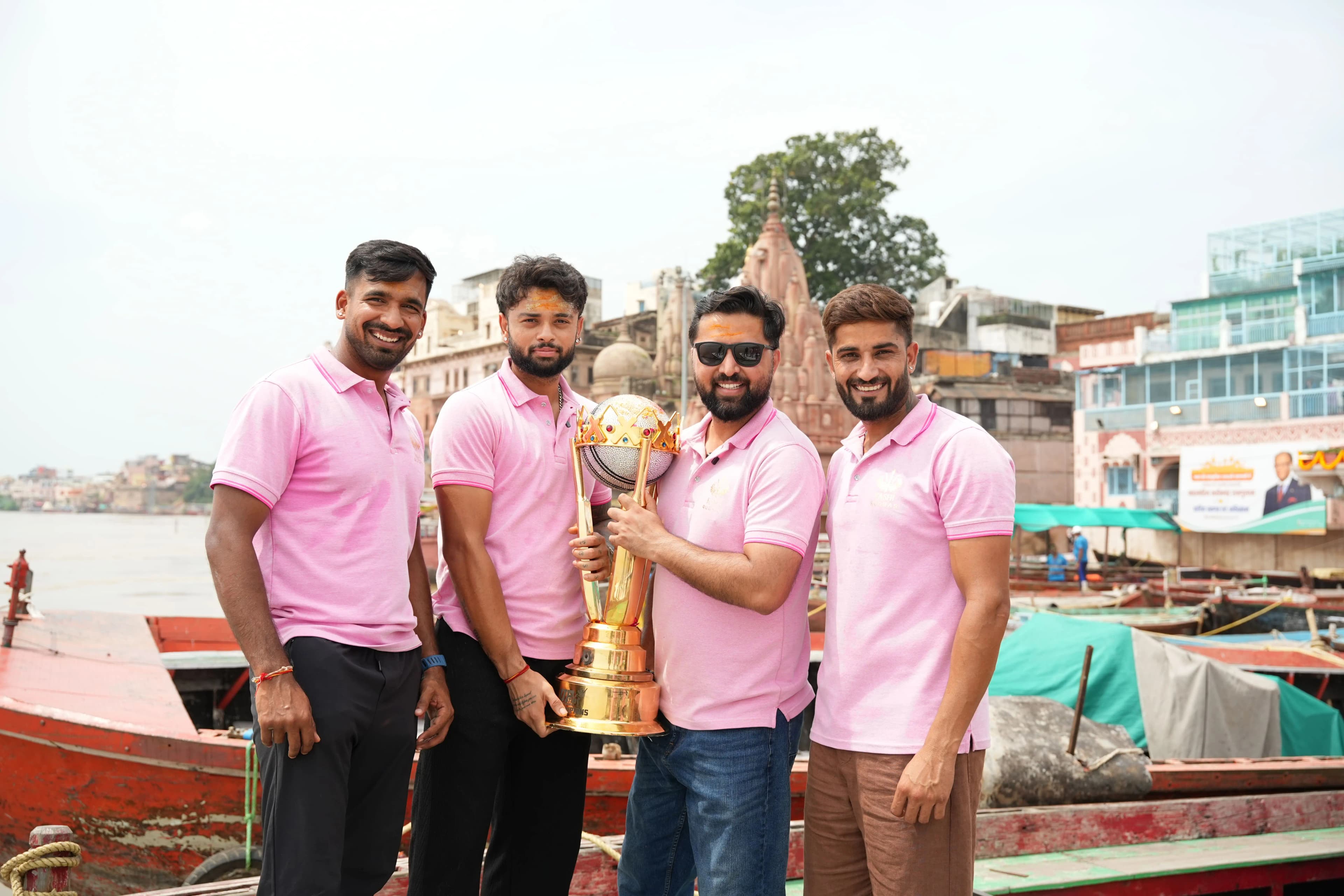 Kashi Rudras Take Blessings at Kashi Vishwanath After Historic Second UP T20 Title